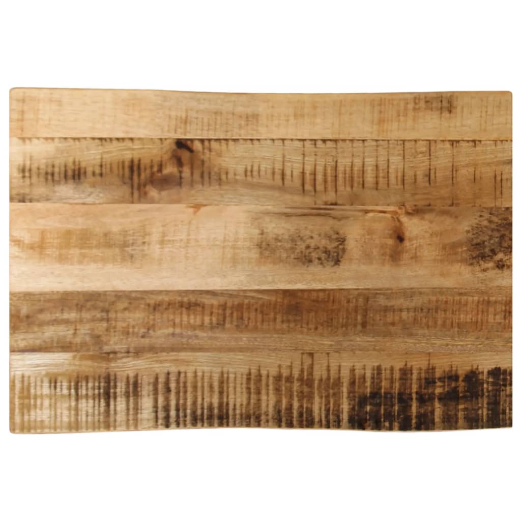 Tablero De Mesa Rectangular Borde Natural Acacia 50X40X3,8 Cm