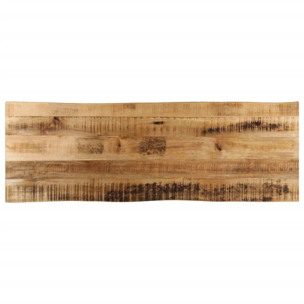 Tablero De Mesa Rectangular Borde Natural Acacia 50X40X3,8 Cm