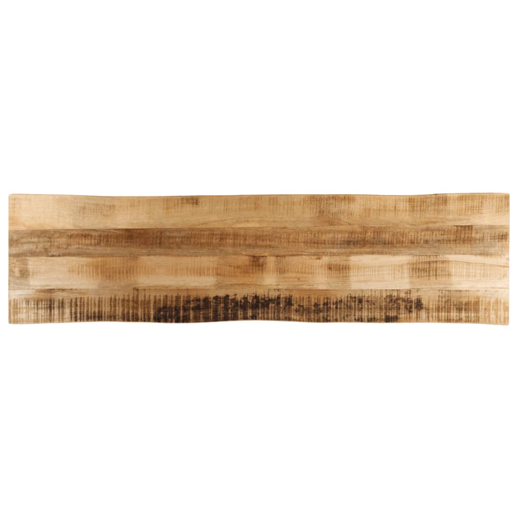 Tablero De Mesa Rectangular Borde Natural Acacia 50X40X3,8 Cm