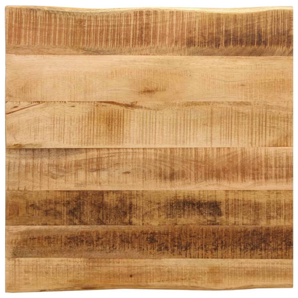 Tablero De Mesa Rectangular Borde Natural Acacia 50X40X3,8 Cm