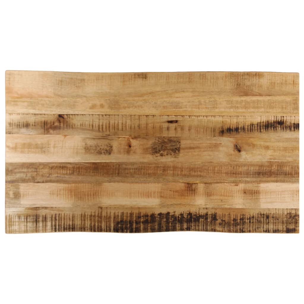 Tablero De Mesa Rectangular Borde Natural Acacia 50X40X3,8 Cm
