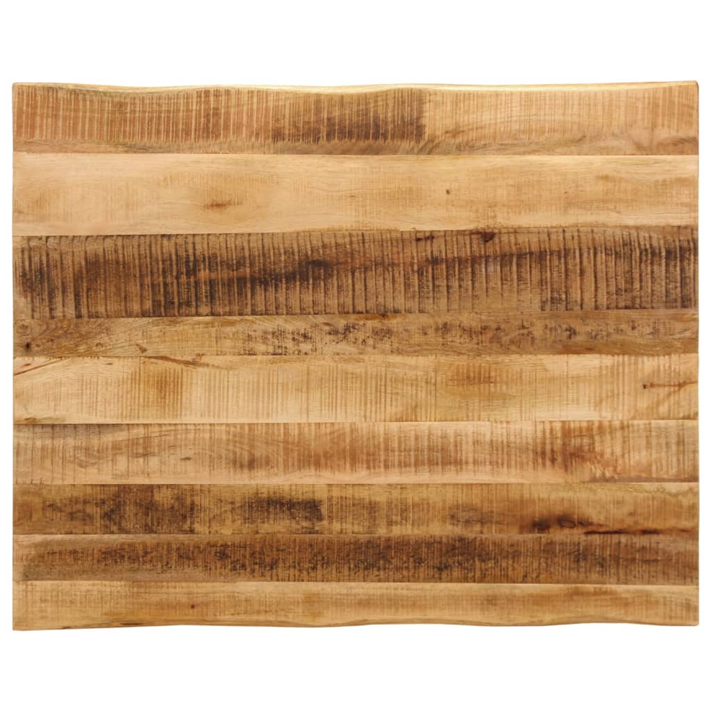 Tablero De Mesa Rectangular Borde Natural Acacia 50X40X3,8 Cm