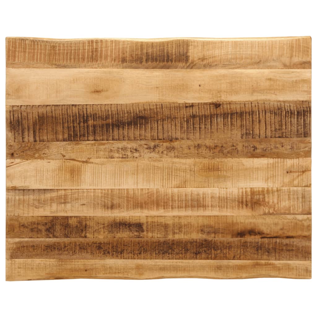 Tablero De Mesa Rectangular Borde Natural Acacia 50X40X3,8 Cm