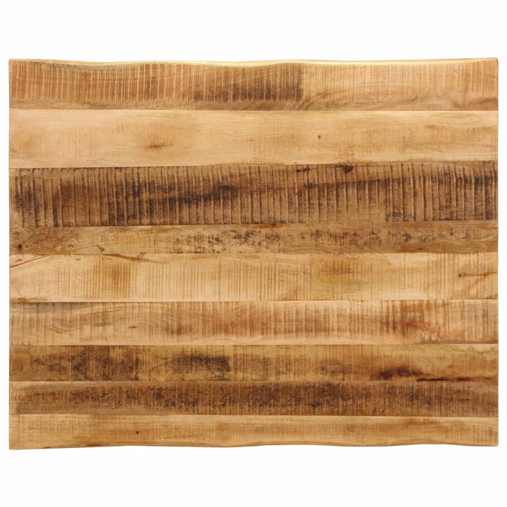 Tablero De Mesa Rectangular Borde Natural Acacia 50X40X3,8 Cm