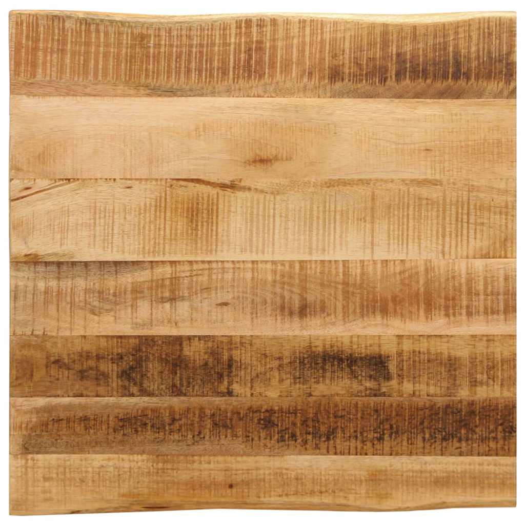 Tablero De Mesa Rectangular Borde Natural Acacia 50X40X3,8 Cm