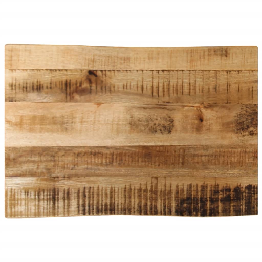 Tablero De Mesa Rectangular Borde Natural Acacia 50X40X3,8 Cm