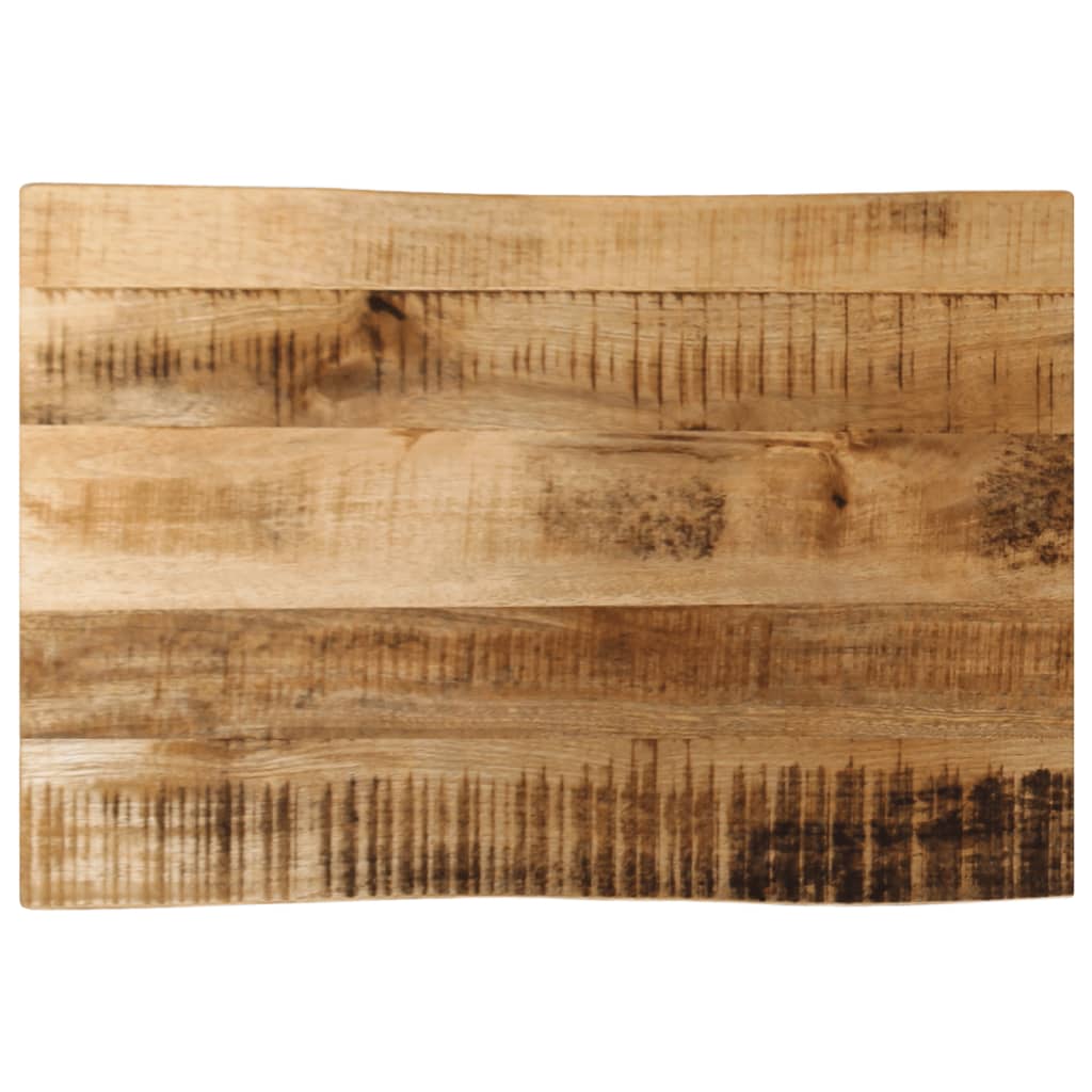 Tablero De Mesa Rectangular Borde Natural Acacia 50X40X3,8 Cm