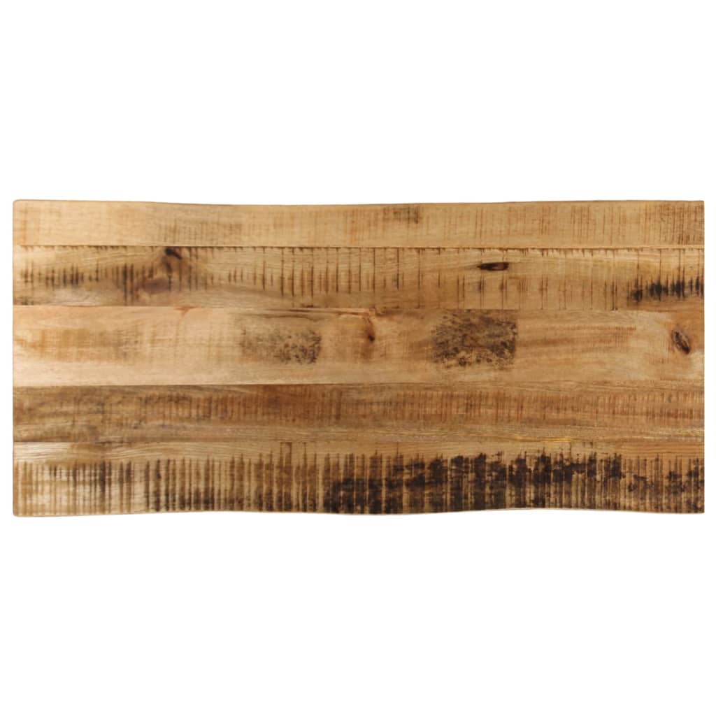 Tablero De Mesa Rectangular Borde Natural Acacia 50X40X3,8 Cm