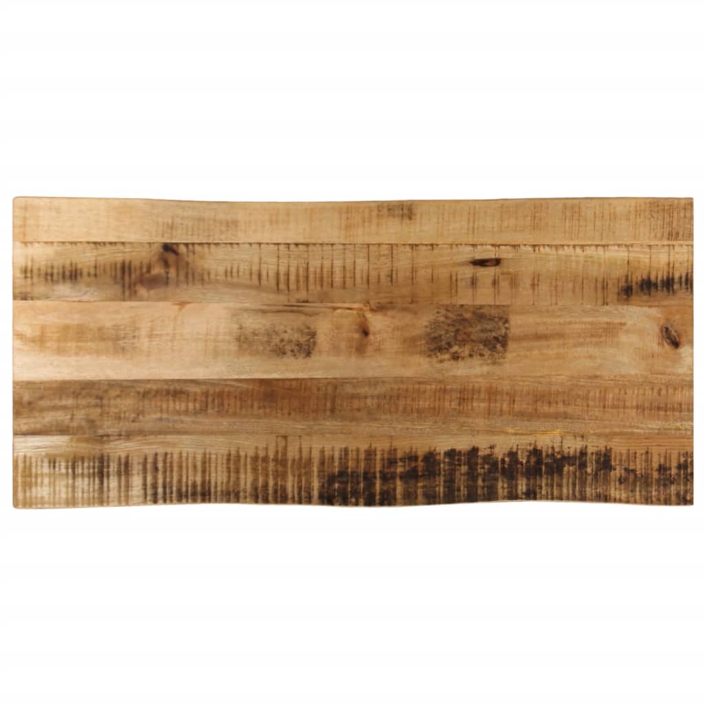 Tablero De Mesa Rectangular Borde Natural Acacia 50X40X3,8 Cm
