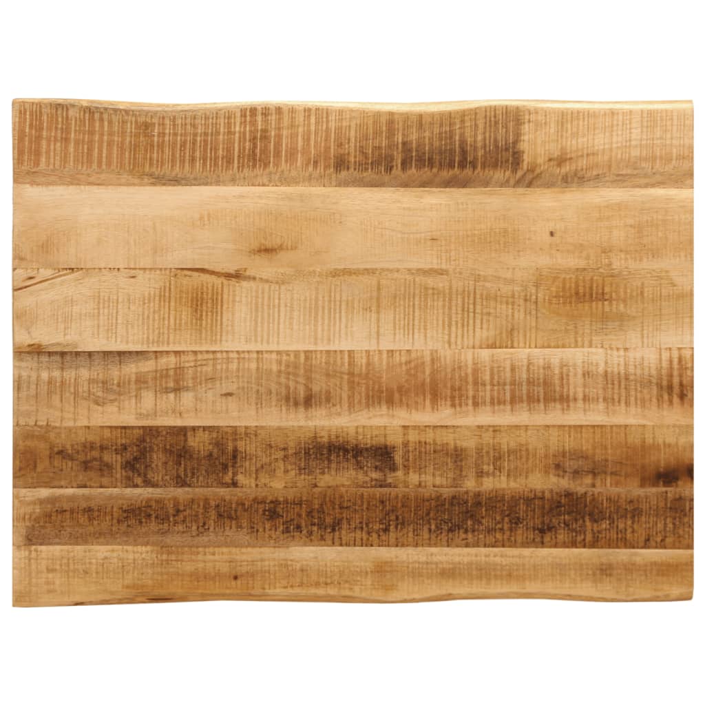 Tablero De Mesa Rectangular Borde Natural Acacia 50X40X3,8 Cm