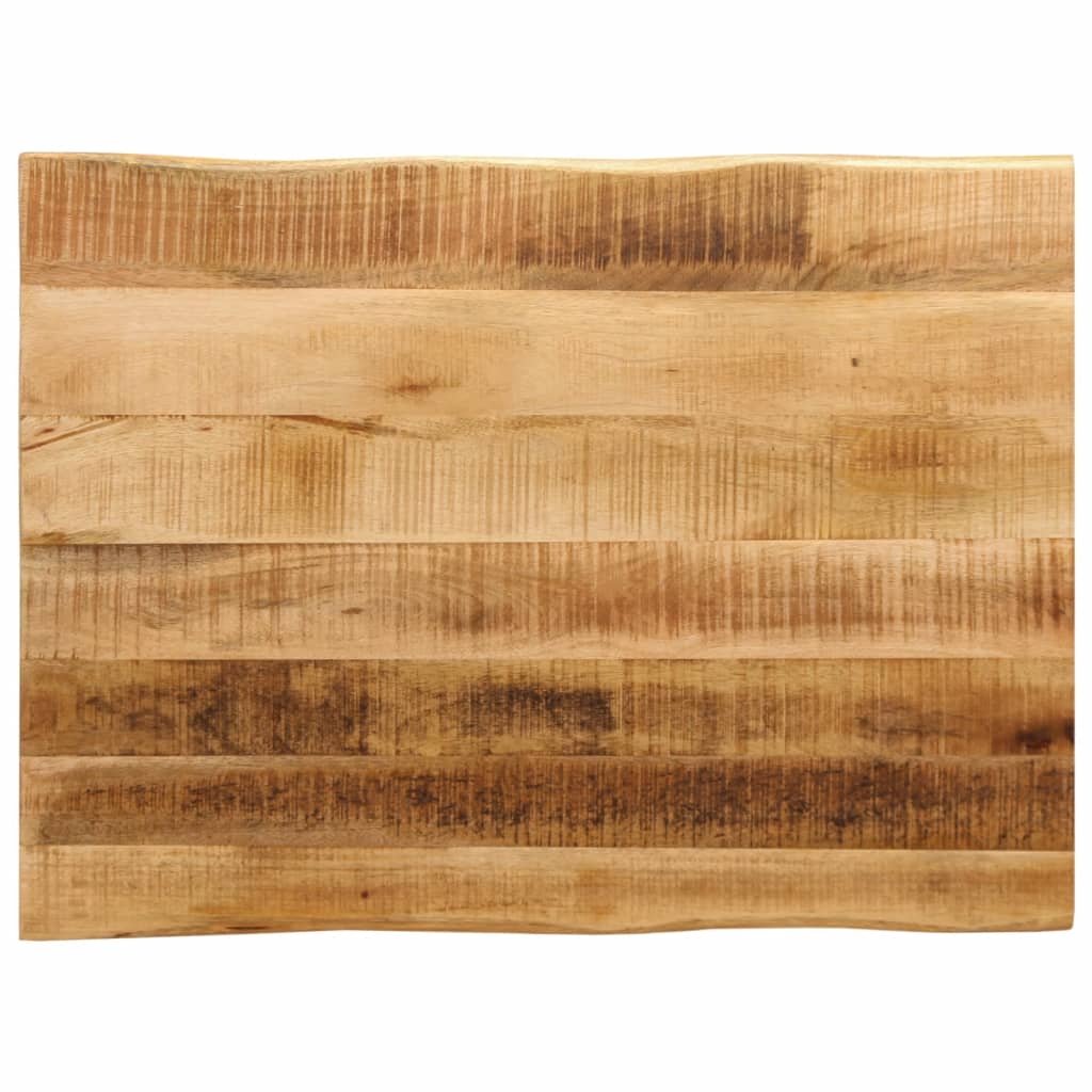 Tablero De Mesa Rectangular Borde Natural Acacia 50X40X3,8 Cm
