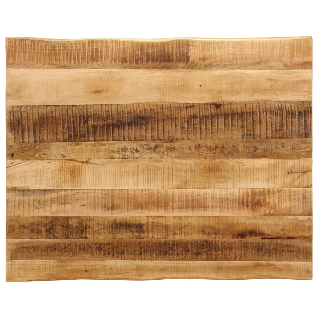 Tablero De Mesa Rectangular Borde Natural Acacia 50X40X3,8 Cm