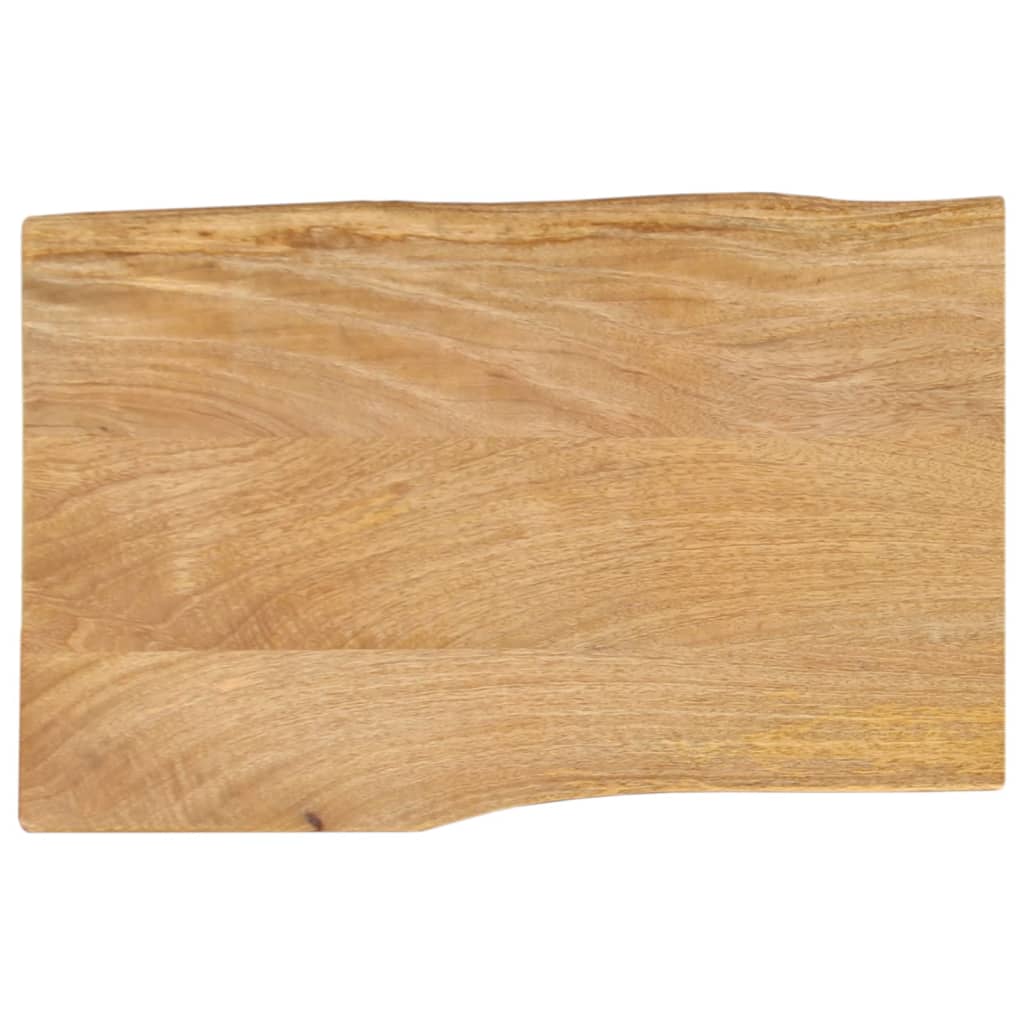 Tablero De Mesa Rectangular Borde Natural Acacia 50X40X3,8 Cm