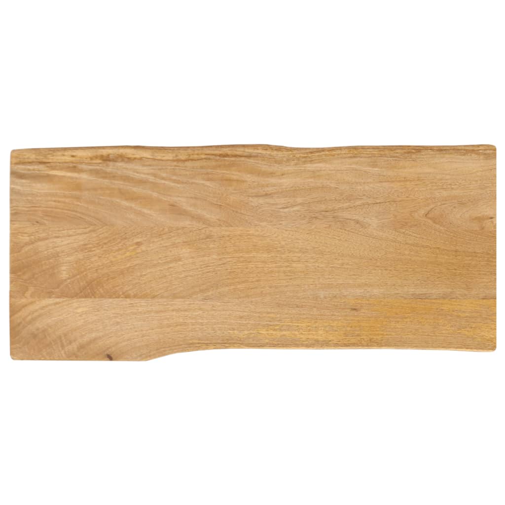 Tablero De Mesa Rectangular Borde Natural Acacia 50X40X3,8 Cm