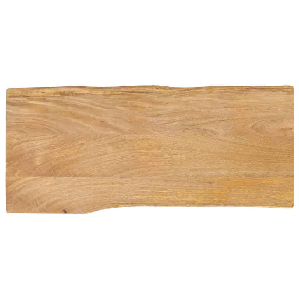 Tablero De Mesa Rectangular Borde Natural Acacia 50X40X3,8 Cm