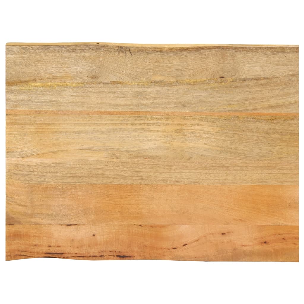 Tablero De Mesa Rectangular Borde Natural Acacia 50X40X3,8 Cm