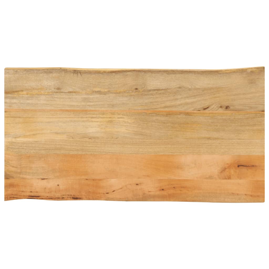 Tablero De Mesa Rectangular Borde Natural Acacia 50X40X3,8 Cm