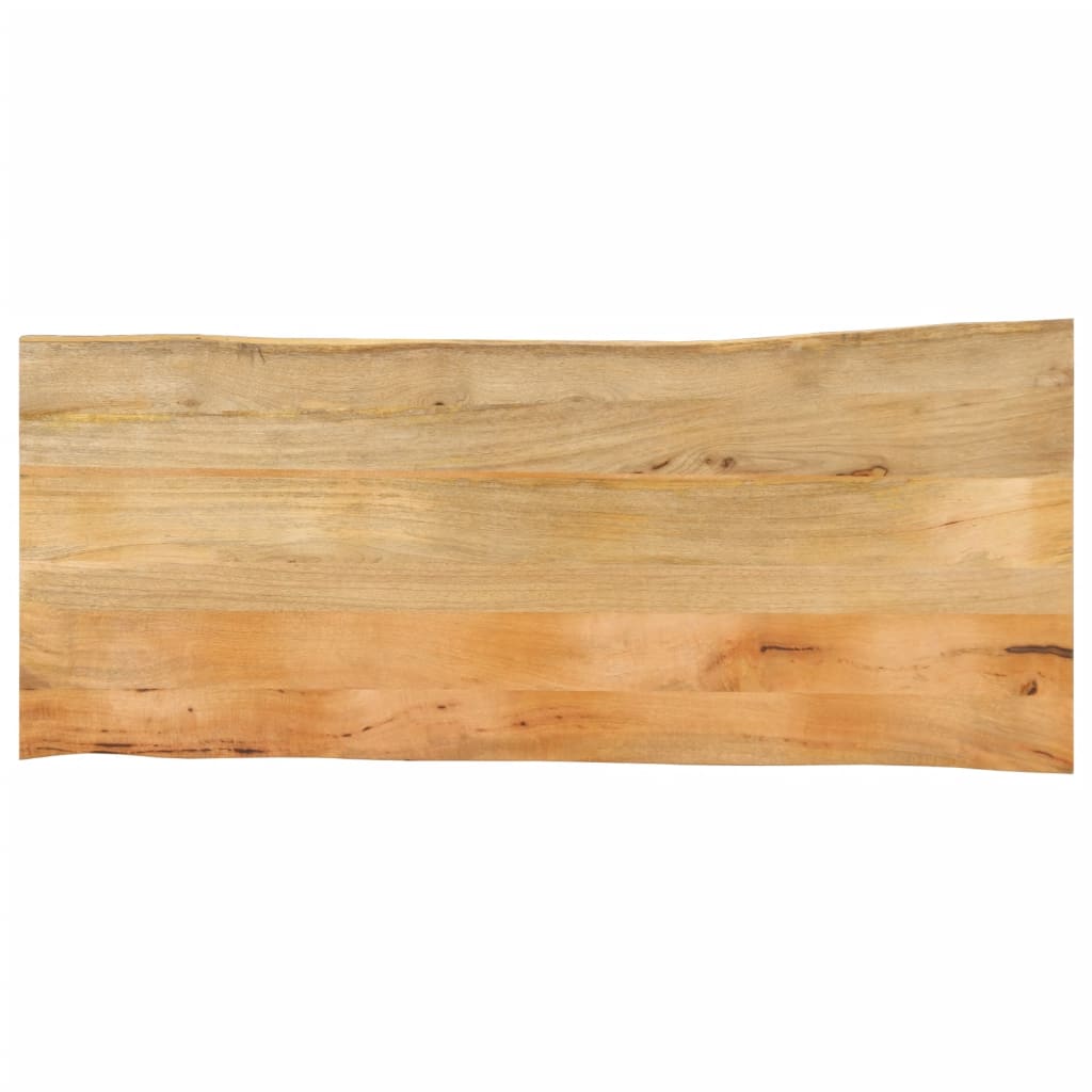 Tablero De Mesa Rectangular Borde Natural Acacia 50X40X3,8 Cm