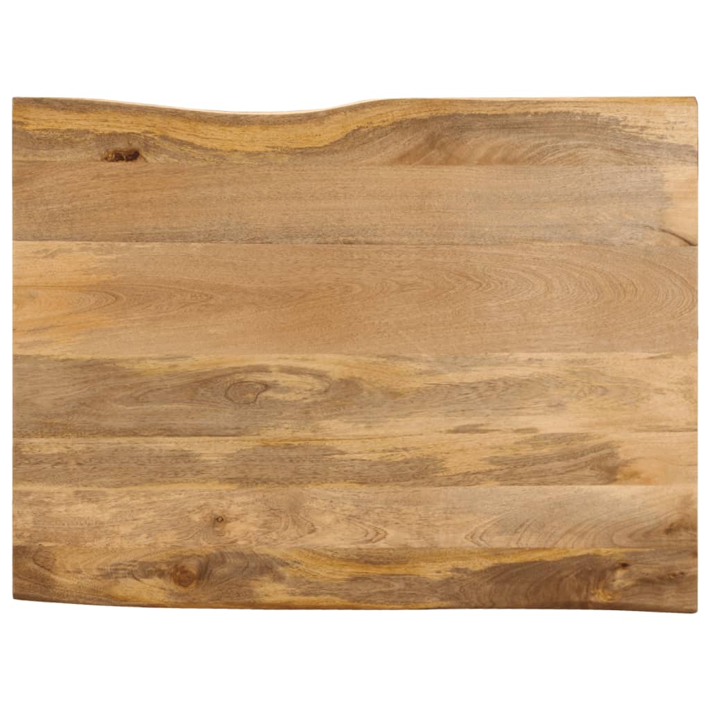 Tablero De Mesa Rectangular Borde Natural Acacia 50X40X3,8 Cm