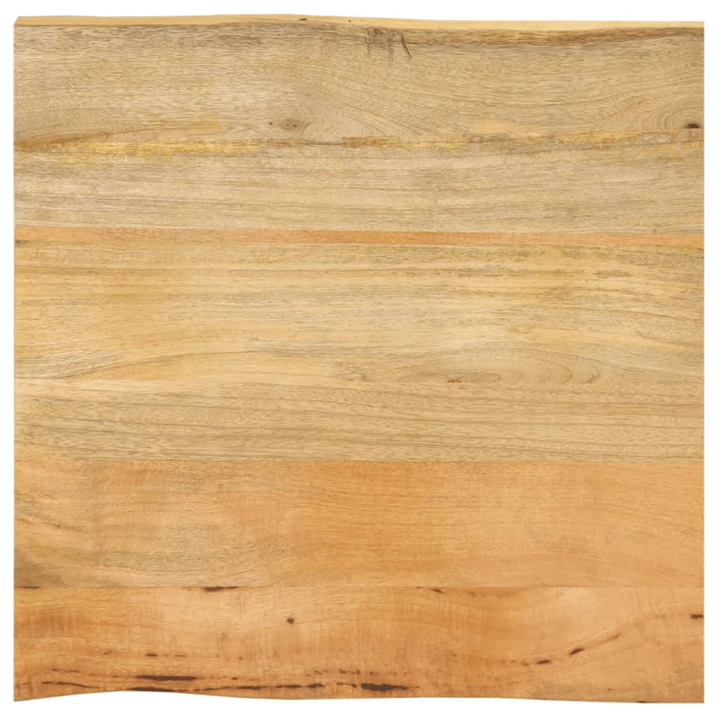 Tablero De Mesa Rectangular Borde Natural Acacia 50X40X3,8 Cm