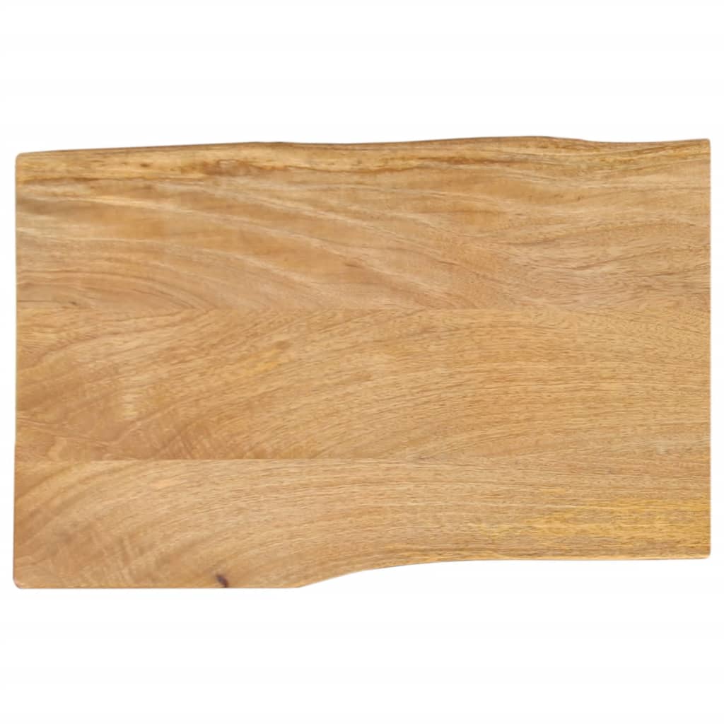 Tablero De Mesa Rectangular Borde Natural Acacia 50X40X3,8 Cm