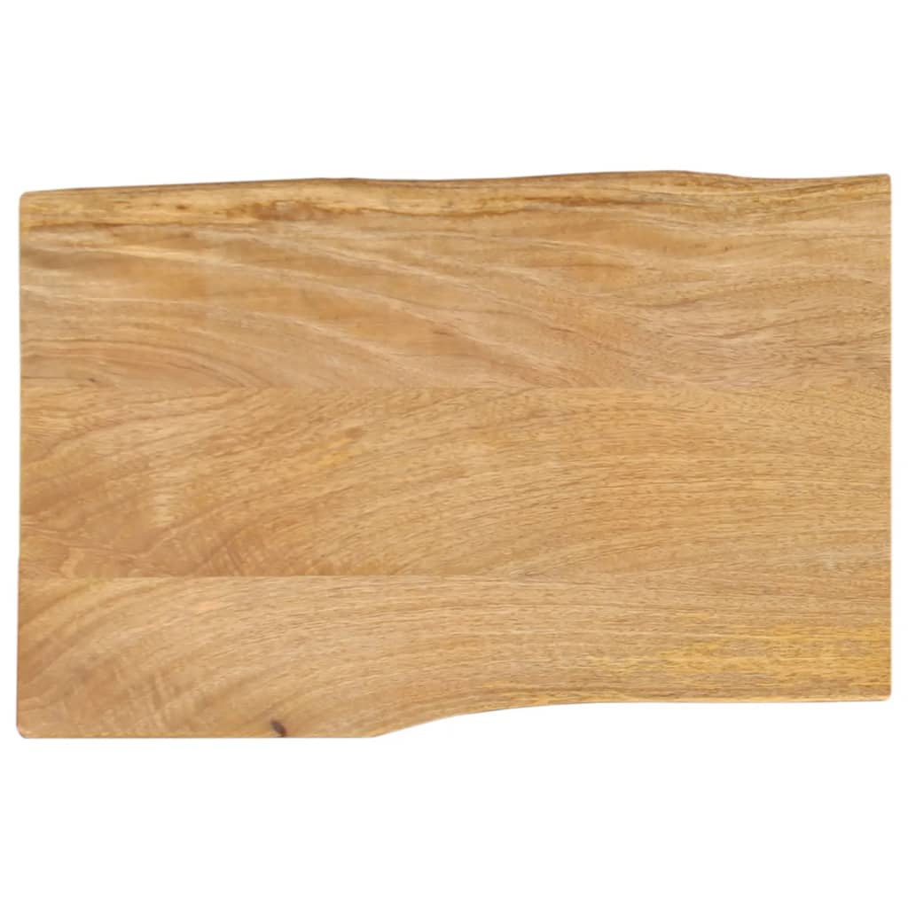 Tablero De Mesa Rectangular Borde Natural Acacia 50X40X3,8 Cm