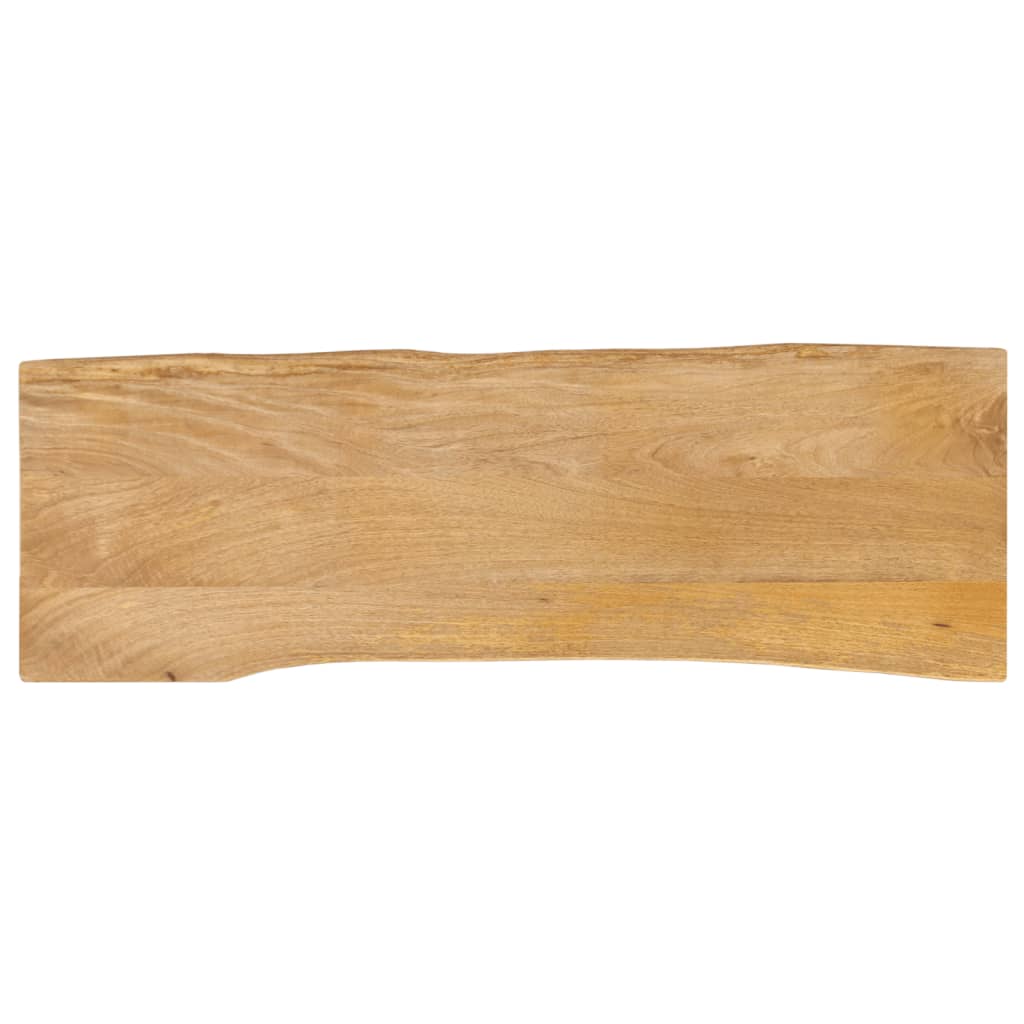 Tablero De Mesa Rectangular Borde Natural Acacia 50X40X3,8 Cm