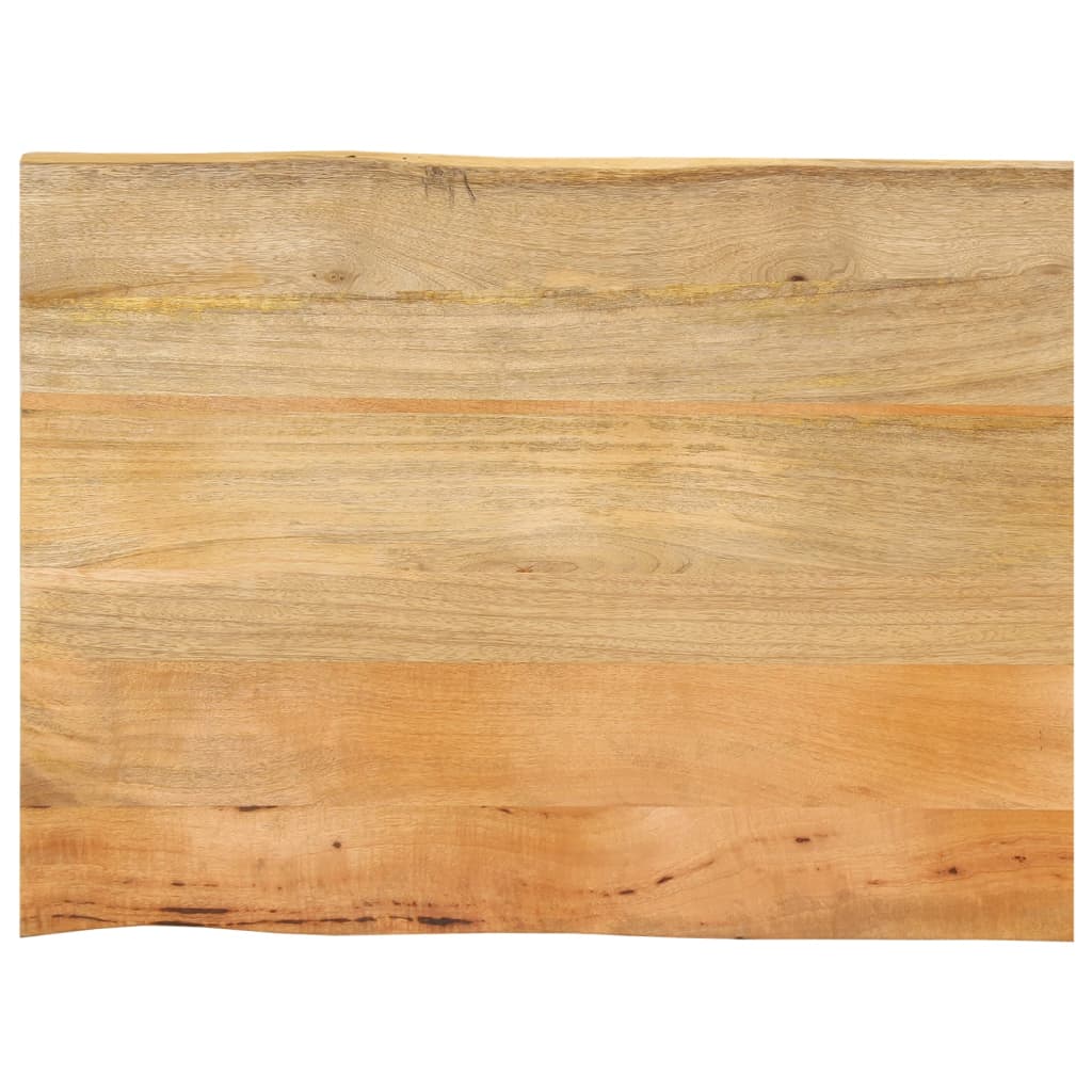 Tablero De Mesa Rectangular Borde Natural Acacia 50X40X3,8 Cm