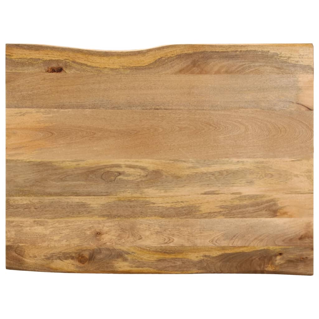Tablero De Mesa Rectangular Borde Natural Acacia 50X40X3,8 Cm