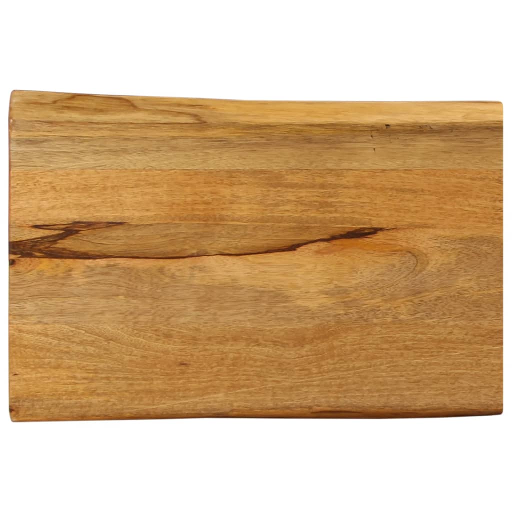 Tablero De Mesa Rectangular Borde Natural Acacia 50X40X3,8 Cm