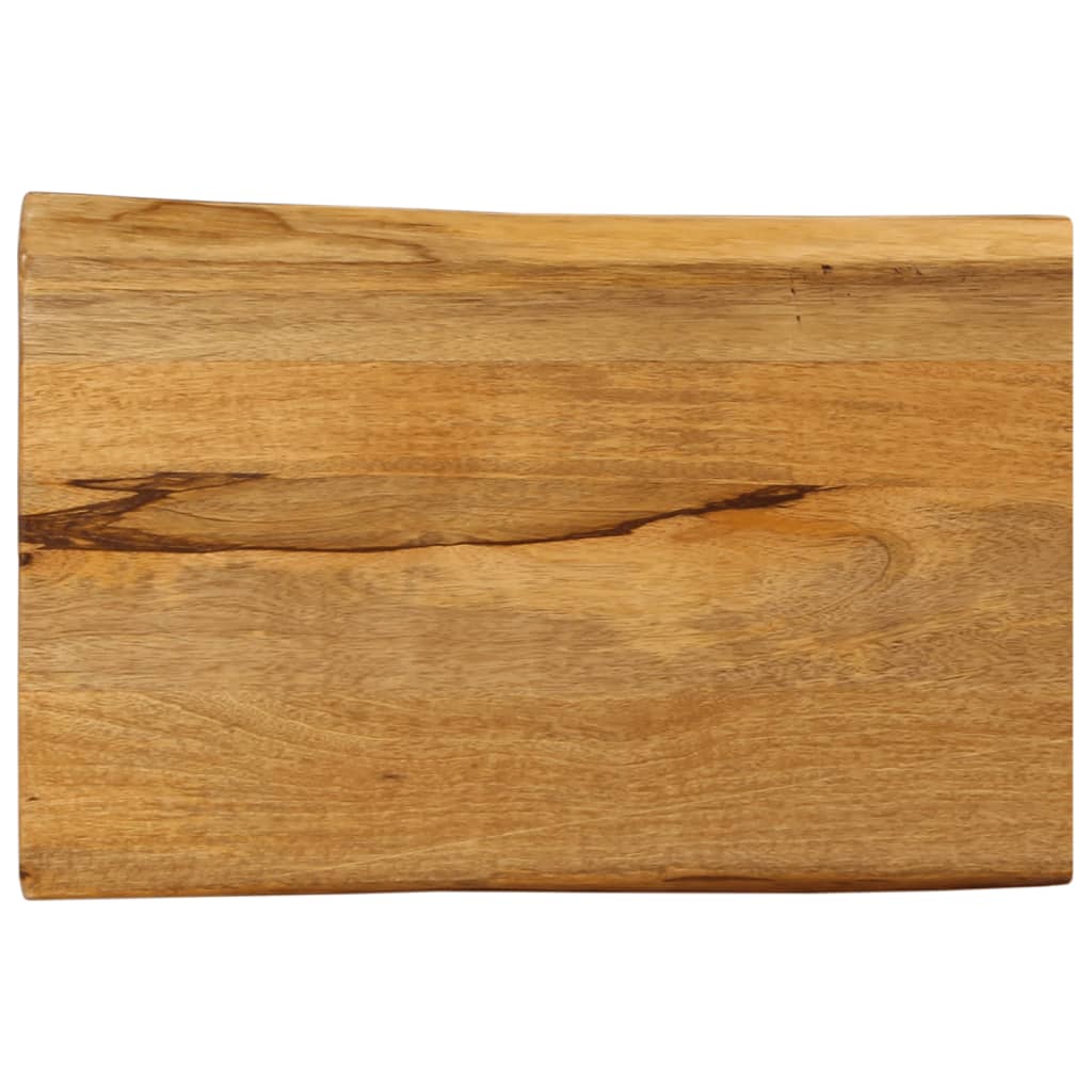 Tablero De Mesa Rectangular Borde Natural Acacia 50X40X3,8 Cm