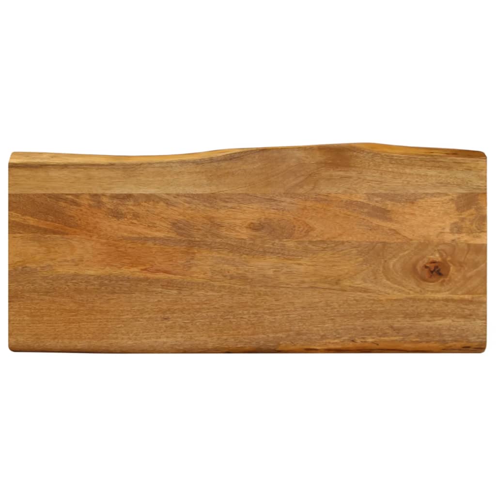 Tablero De Mesa Rectangular Borde Natural Acacia 50X40X3,8 Cm