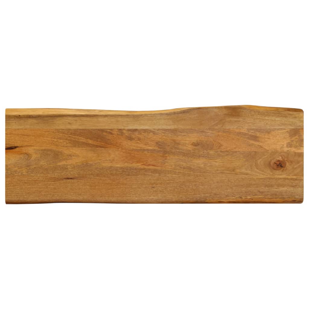 Tablero De Mesa Rectangular Borde Natural Acacia 50X40X3,8 Cm