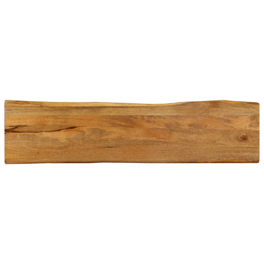 Tablero De Mesa Rectangular Borde Natural Acacia 50X40X3,8 Cm