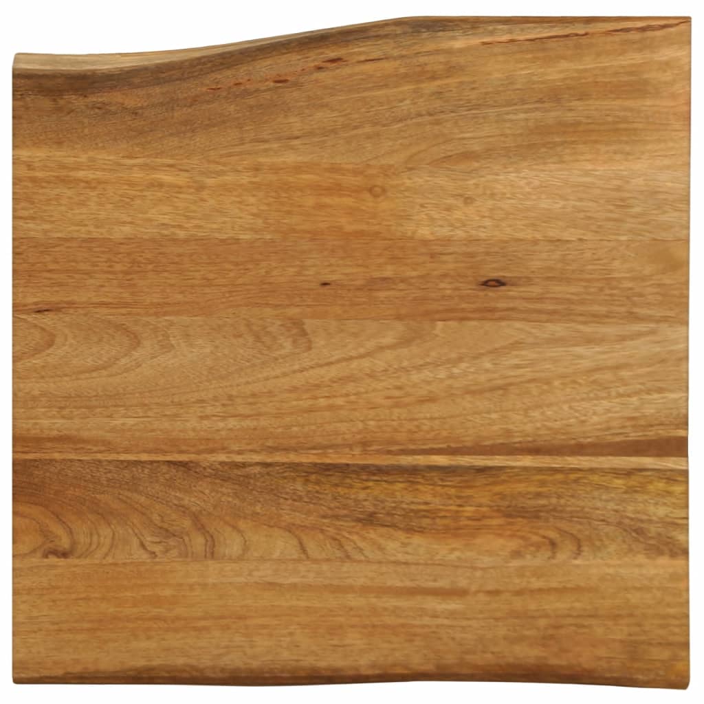 Tablero De Mesa Rectangular Borde Natural Acacia 50X40X3,8 Cm