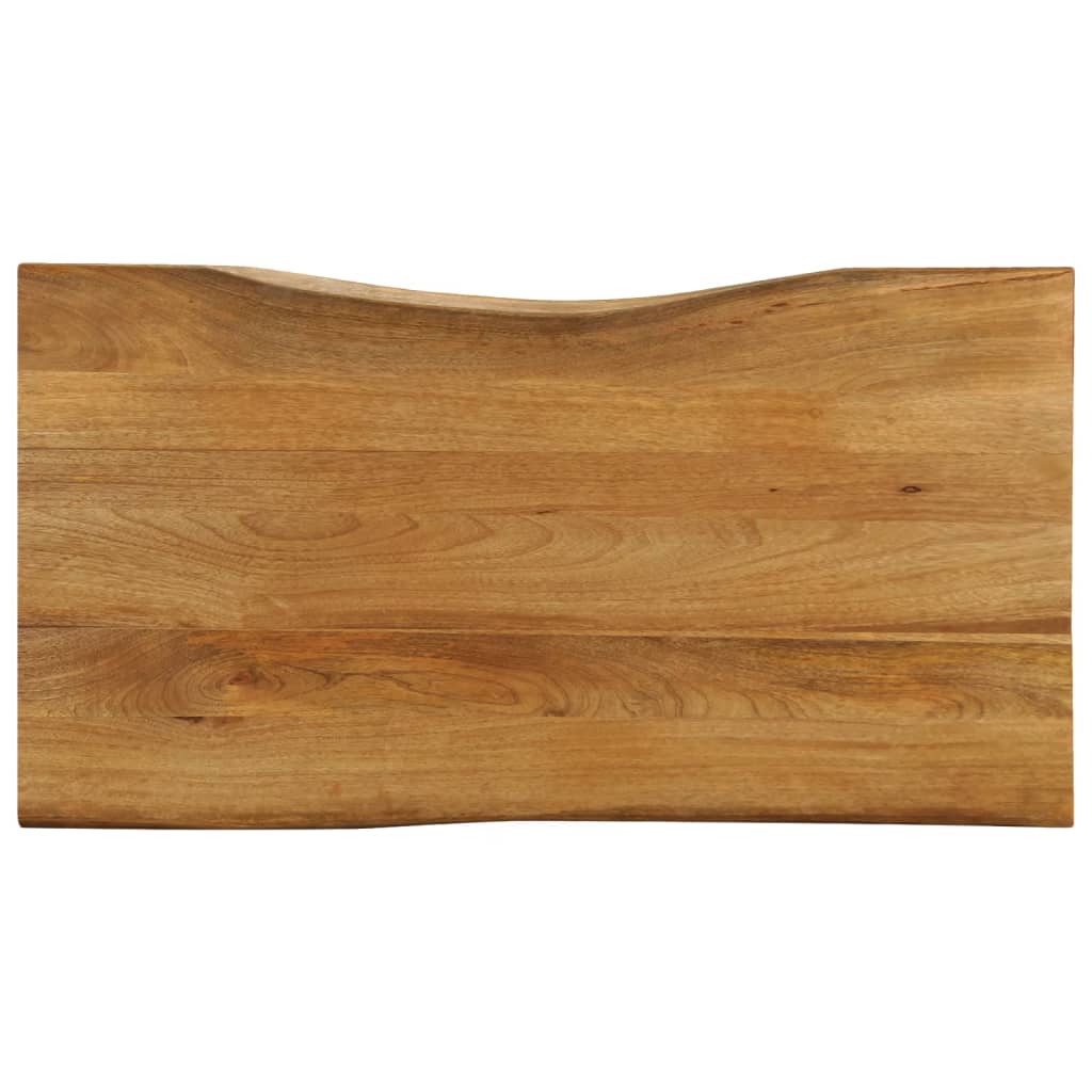 Tablero De Mesa Rectangular Borde Natural Acacia 50X40X3,8 Cm