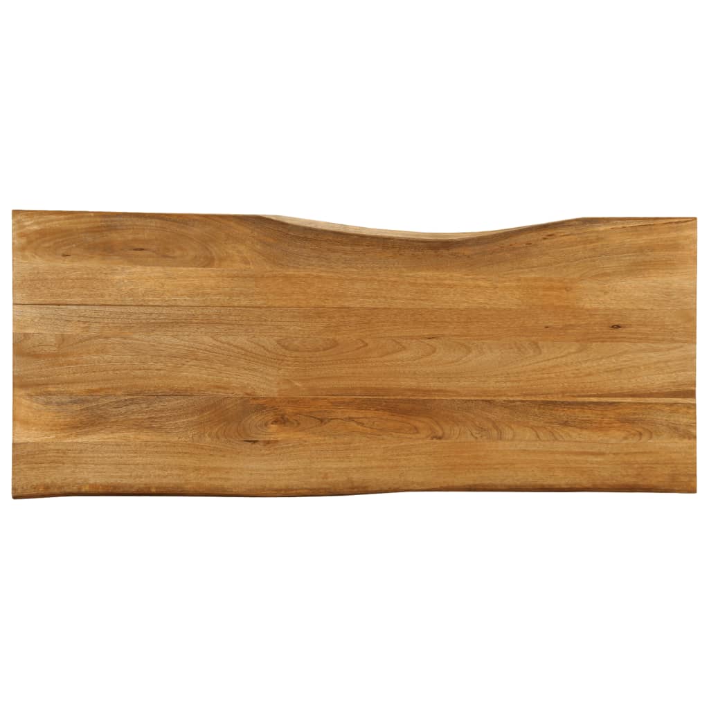 Tablero De Mesa Rectangular Borde Natural Acacia 50X40X3,8 Cm