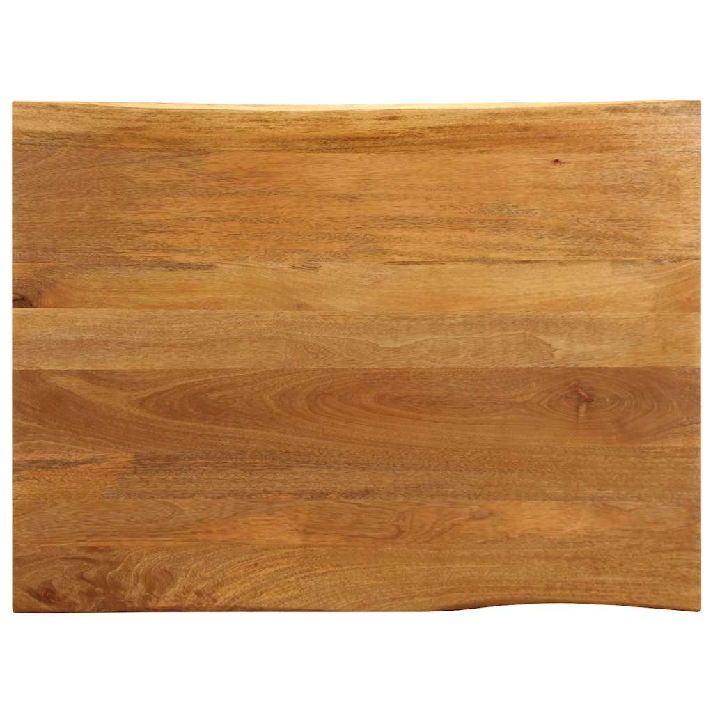 Tablero De Mesa Rectangular Borde Natural Acacia 50X40X3,8 Cm