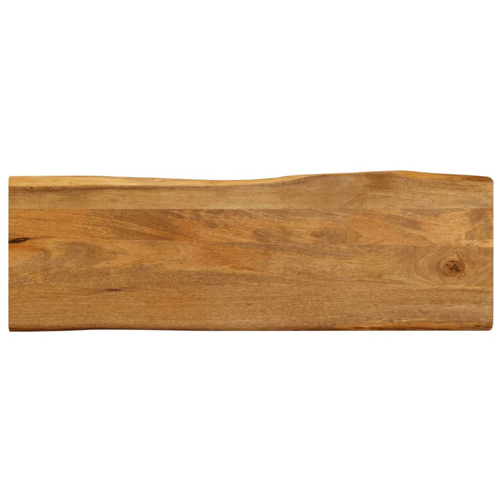 Tablero De Mesa Rectangular Borde Natural Acacia 50X40X3,8 Cm