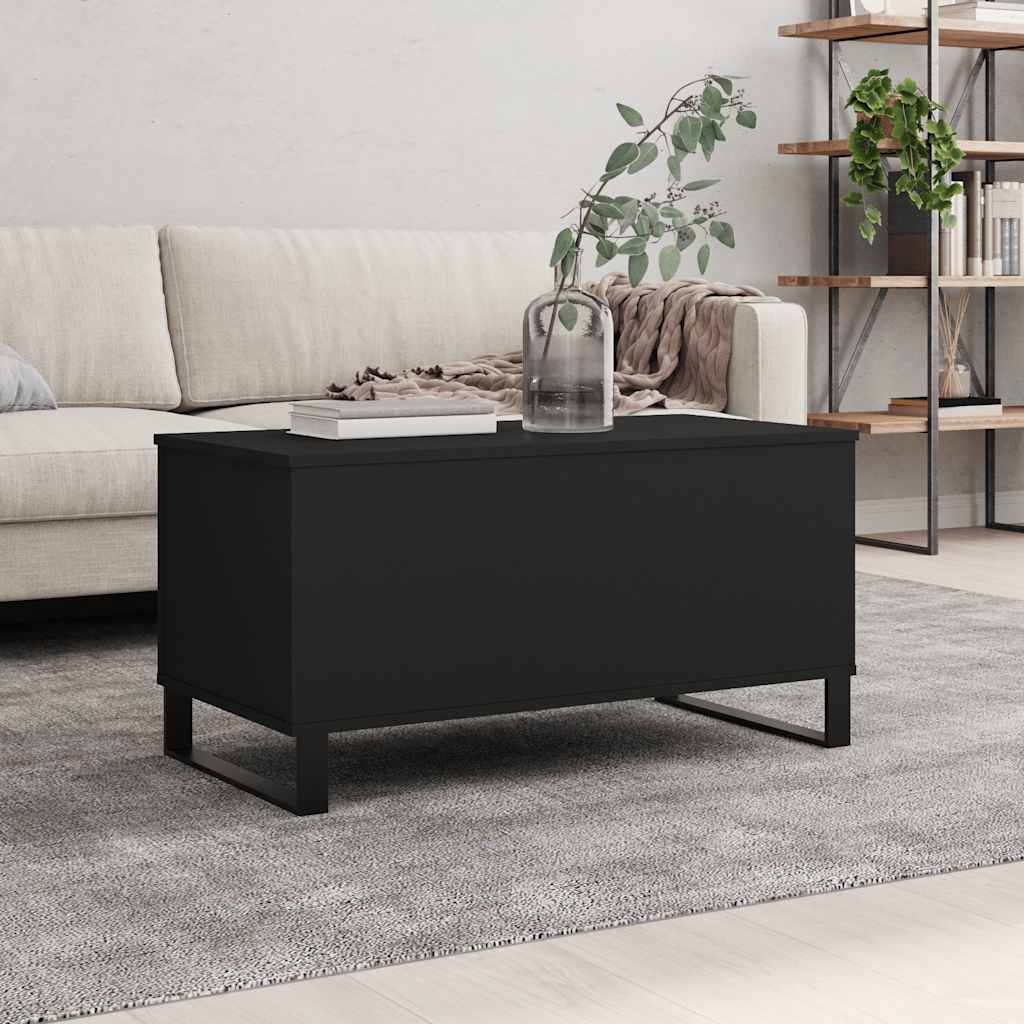 Mesa De Centro Madera De Ingeniería 90X44,5X45 Cm