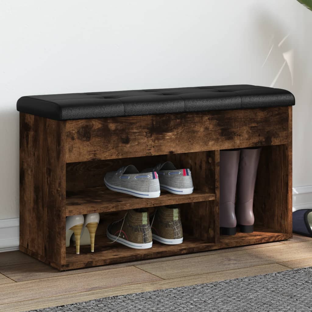 Zapatero Madera De Ingeniería Madera Vieja 82X32X45,5 Cm