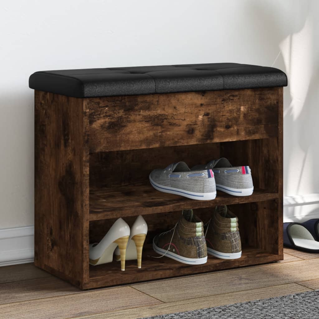 Zapatero Madera De Ingeniería Madera Vieja 62X32X50 Cm