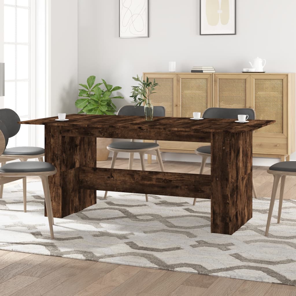 Mesa De Comedor De Aglomerado Madera Envejecida 180X90X76 Cm
