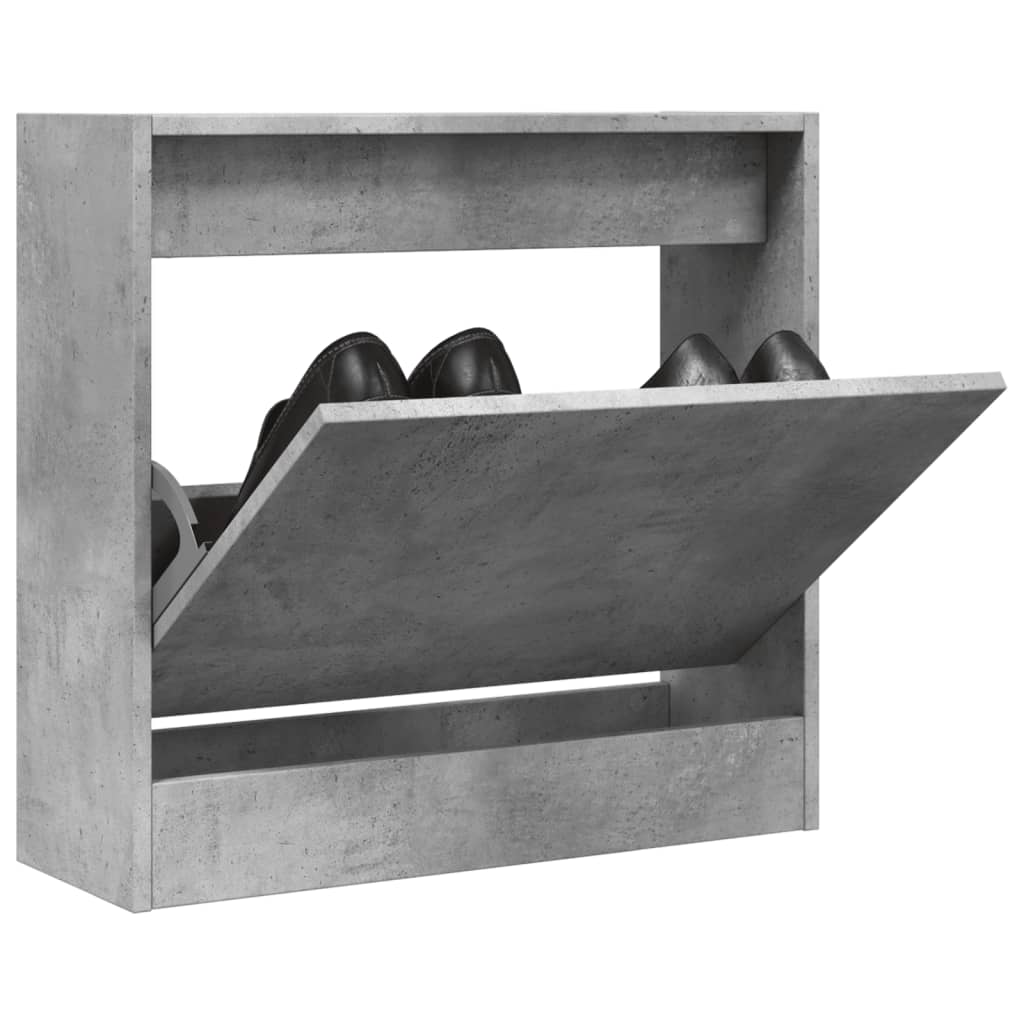 Zapatero Con 4 Cajones Abatibles 80X21X163,5 Cm
