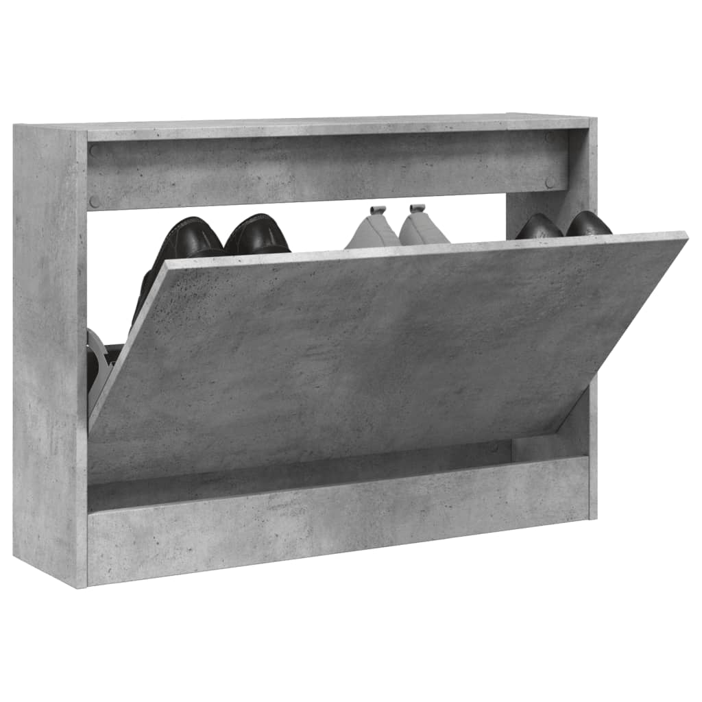 Zapatero Con 4 Cajones Abatibles 80X21X163,5 Cm