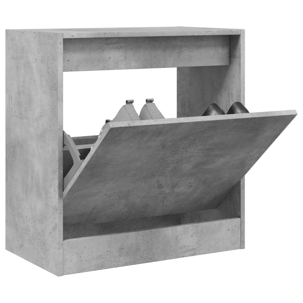 Zapatero Con 4 Cajones Abatibles 80X21X163,5 Cm