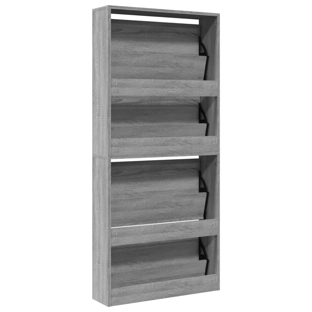 Zapatero Con Espejo 4 Niveles 63X17X134 Cm