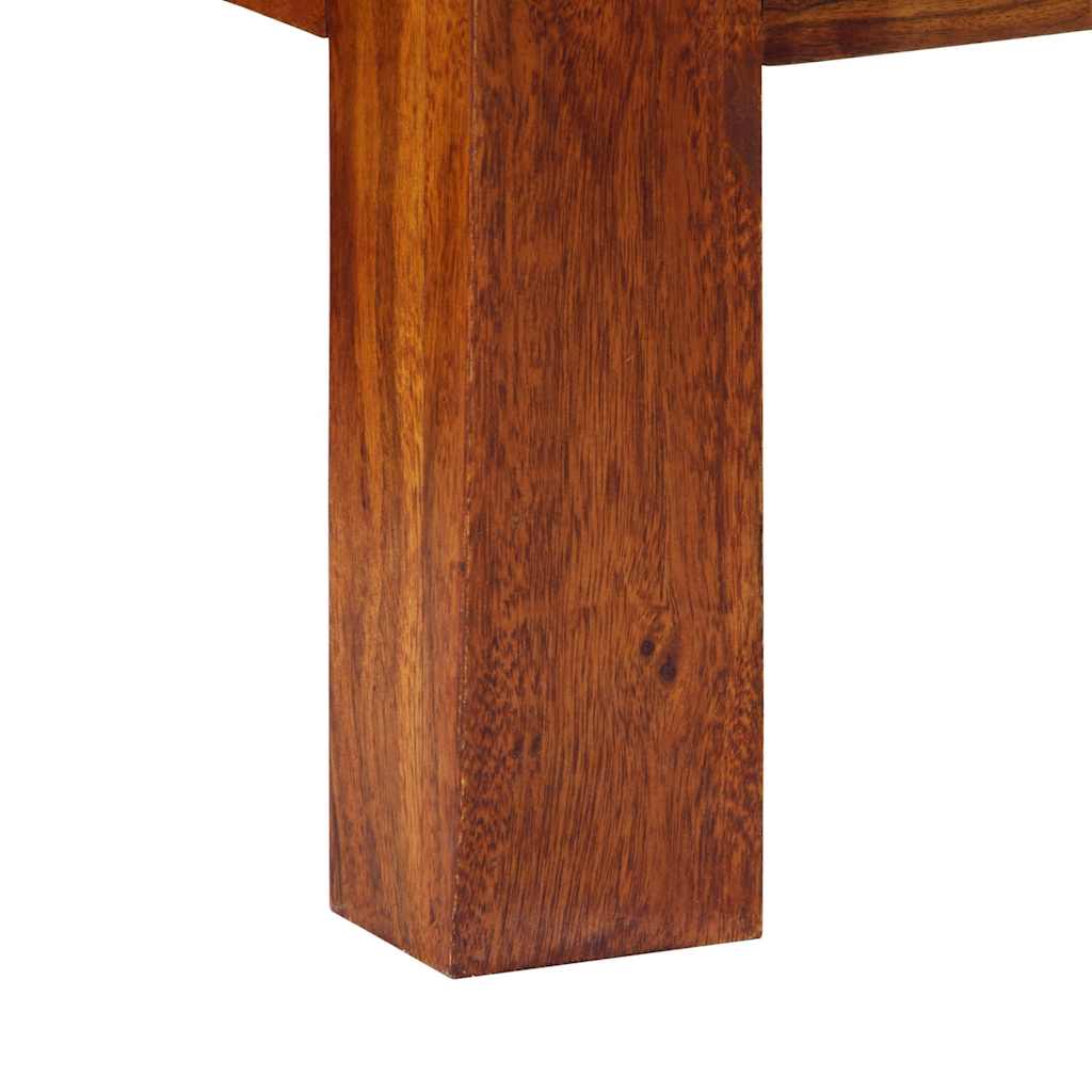Mesa De Centro De Madera Maciza De Acacia 90X50X40 Cm