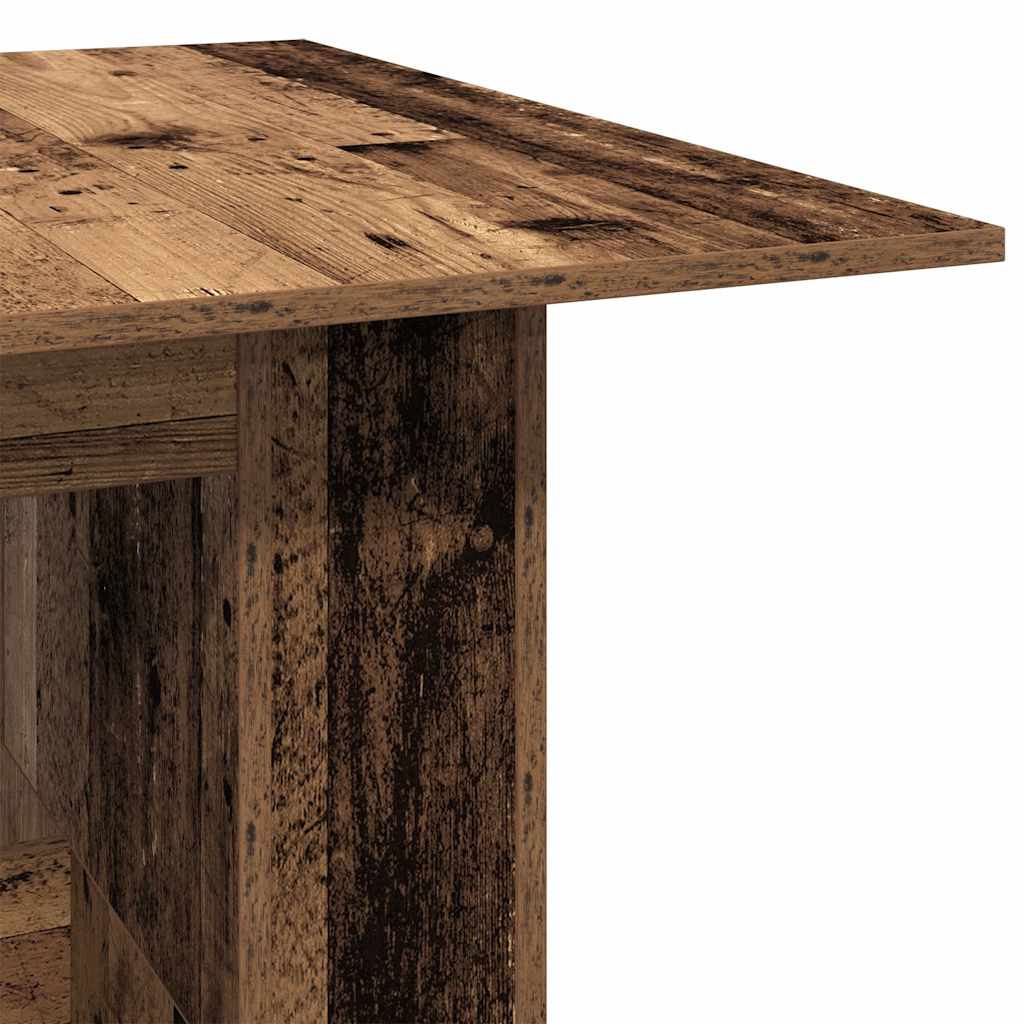 Mesa De Comedor De Aglomerado Madera Envejecida 180X90X76 Cm