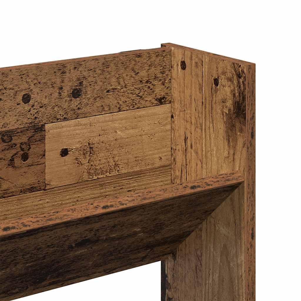 Zapatero De Pared Madera De Ingeniería Envejecida